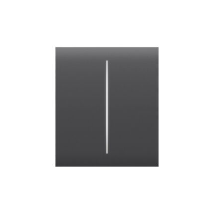 AJAX CenterButton (2-gang) Mittige Taste für 2-fach Schalter Graphit (HAN 52182)