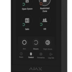 AJAX KeyPad TouchScreen Bedienteil mit Touchscreen Schwarz (HAN 58454)