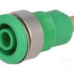 Steckverbinder Bananen Buchse\4mm\Gruen