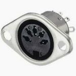 MAB 5 DIN-Buchse, 5-polig, Hufeisenform