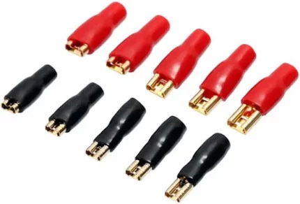 SET Flachsteckhülsen 2,8 vergoldet 4,0-6,0 mm²