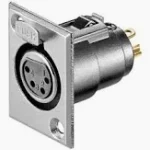 XLR Einbau buchse 4 polig